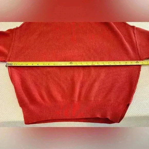 ✨ZESICA Mock TURTLENECK BATWING SLEEVE RIBBED KNIT  Batwing SWEATER Medium - Picture 4 of 9